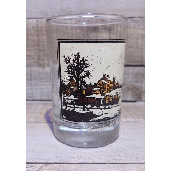 2 -1981 Currier & Ives Tumblers/Vintage Arby's Glasses Collector's Series - Picture 9 of 11